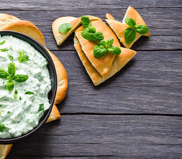 Cacik fatto in casa Piatto di yogurt Caciki Tzatziki