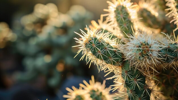 Cactus del deserto paesaggio succulent vicino sfondo carta da parati