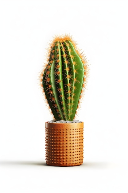 Cactus in un vaso di ceramica