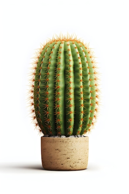 Cactus in un vaso di ceramica