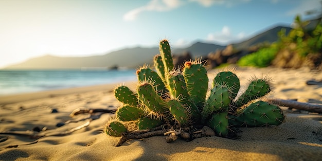 cactus sulla spiaggia