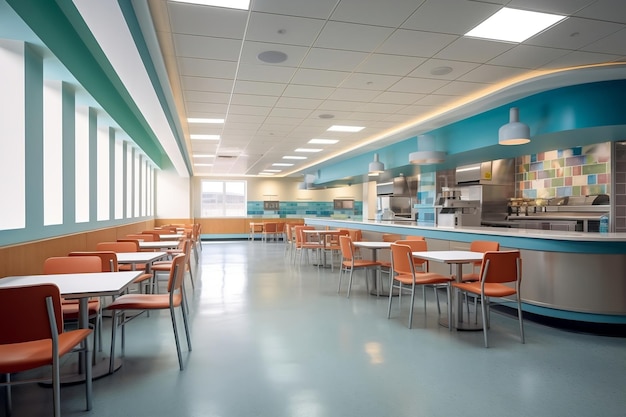 Cafeteria dell'ospedale AI