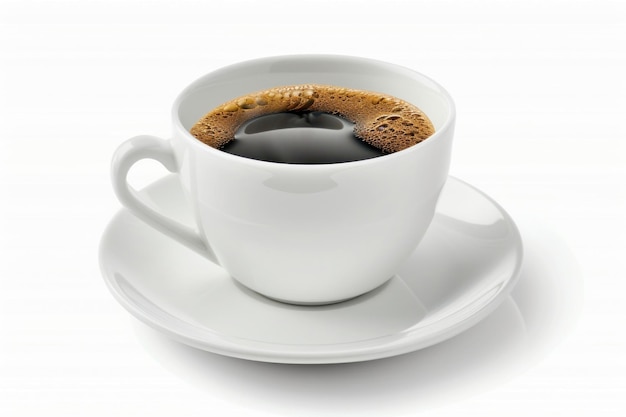 Caffè appena preparato in tazza