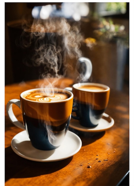 caffè caldo in tazza