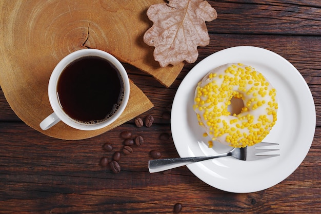 Caffè con ciambella