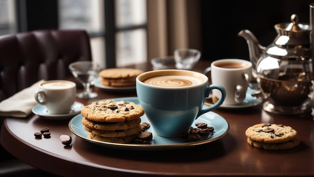 Caffè e biscotti AI generativa