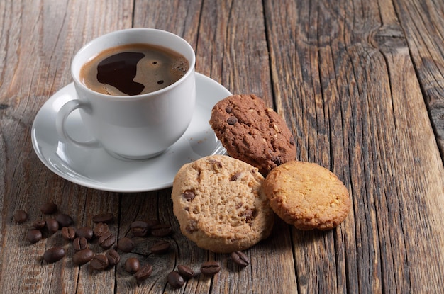 Caffè e biscotti vari