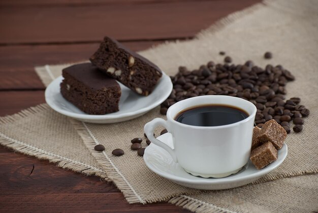 Caffè e brownies