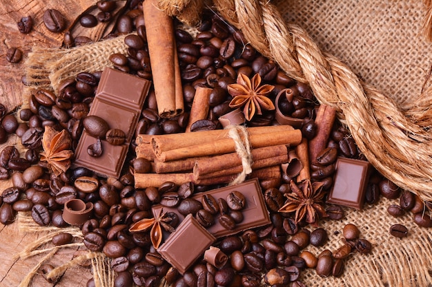 Caffè e cioccolato