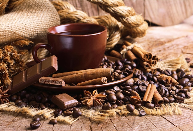 Caffè e cioccolato