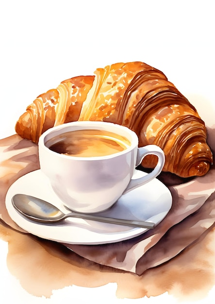 Caffè e croissant