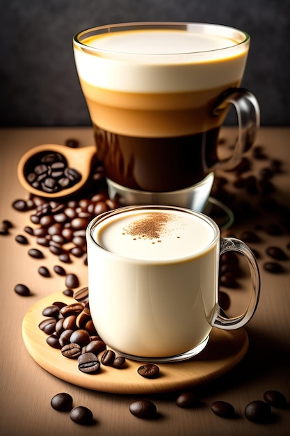 Caffe' e latte