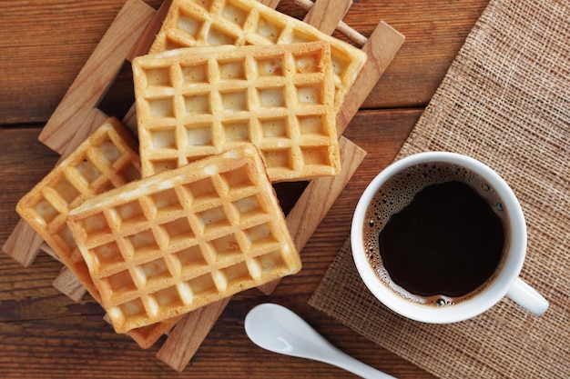 Caffe' e waffle