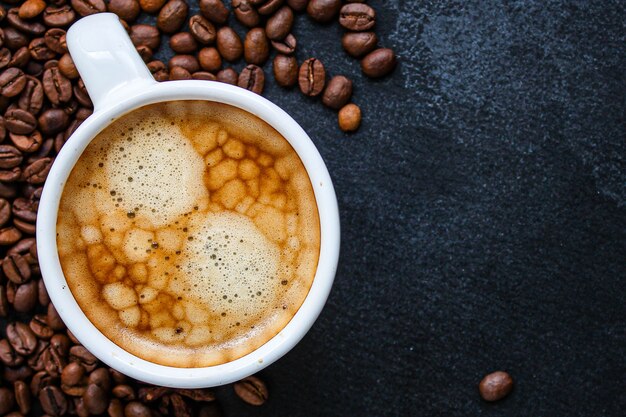 caffè in tazza bevanda calda aromatica