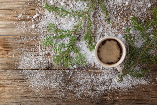 Caffè nella neve