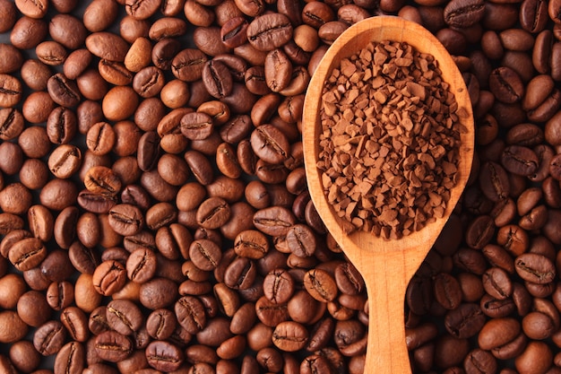 Caffè solubile e caffè in grani caffè aromatico in grani