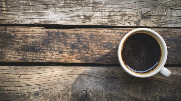 Caffè sul tavolo IA generativa