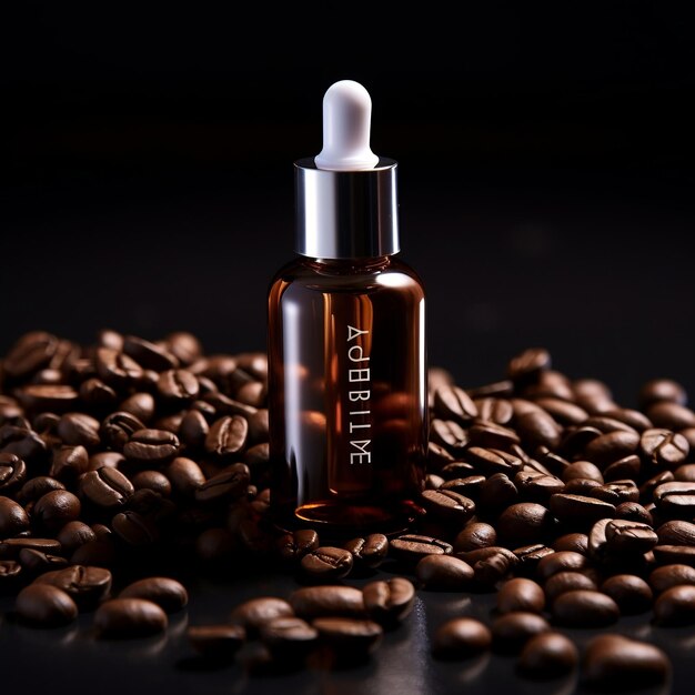 Caffeine Eye Serum Skincare con Coffee Generative AI