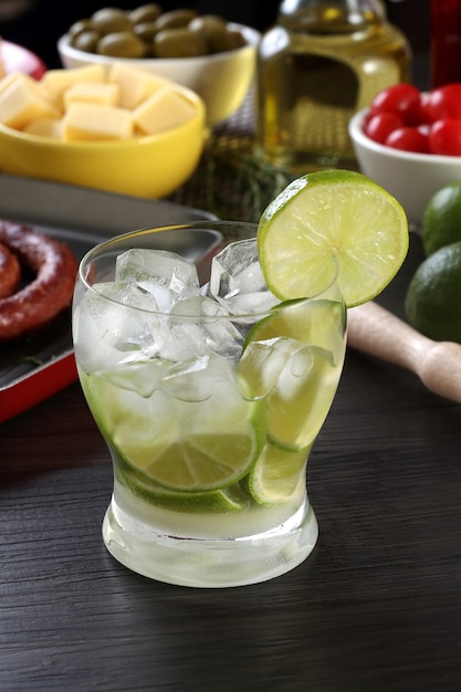 Caipirinha, un tipico cocktail brasiliano