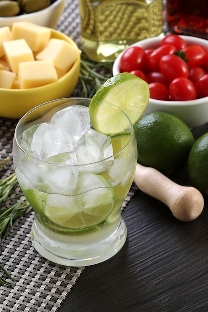 Caipirinha, un tipico cocktail brasiliano