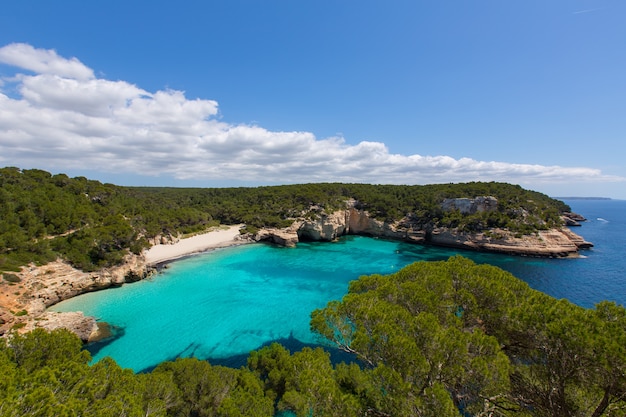 Cala Mitjaneta a Minorca Ciutadella alle Baleari