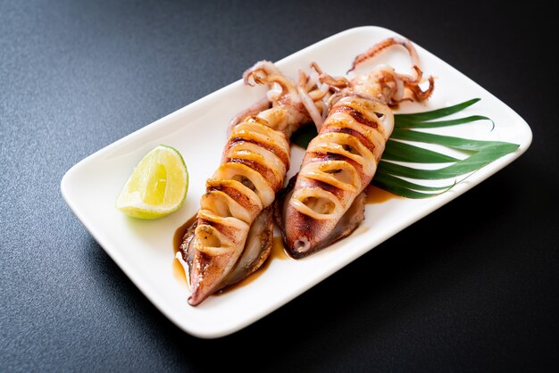 calamari alla griglia con salsa teriyaki