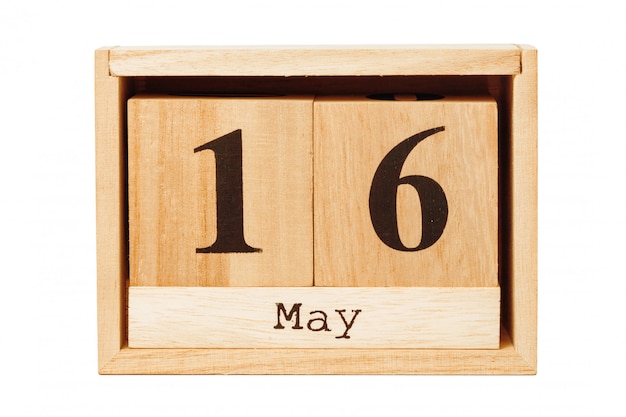 Calendario in legno