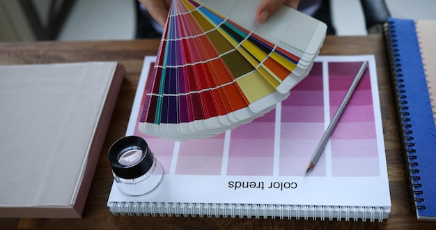 Calendario mese selezione tendenza colore pubblicità concetto creativo