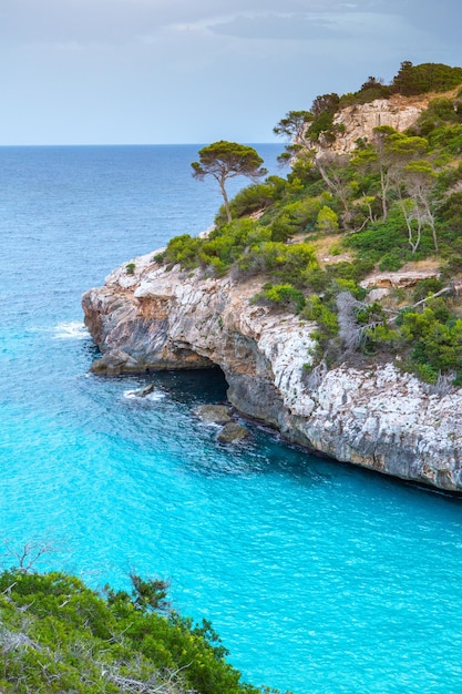 Calo des Moro Maiorca Spagna Bella spiaggia paesaggio isola tropicale esotica natura mare blu