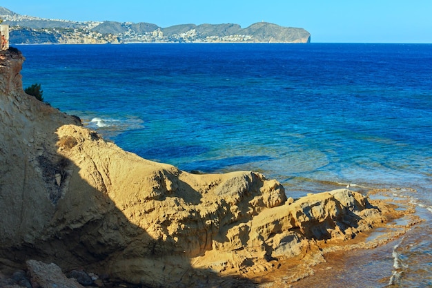 Calp town costa estiva in Costa Blanca (Valencia), Spain