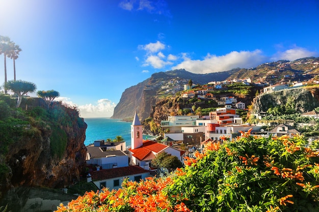 Camara de Lobos nell'isola di Madeira Portogallo