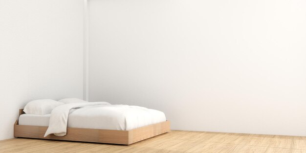 Camera da letto moderna in stile giapponese