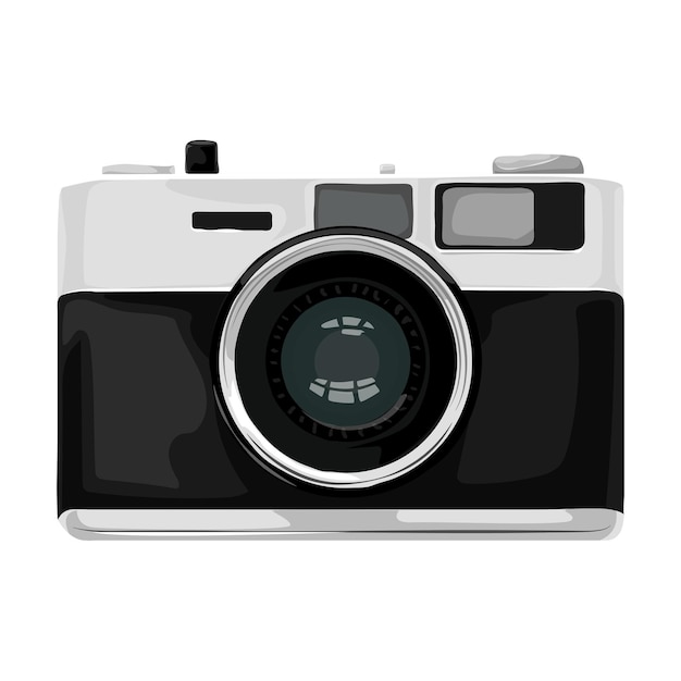Camera nera png illustrazione estetica sfondo trasparente