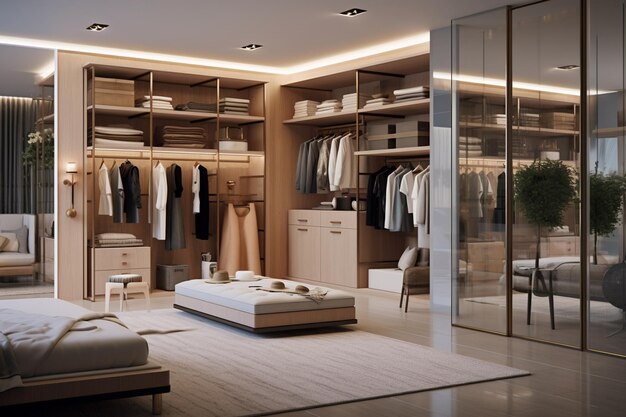 Camere con walkkin closet