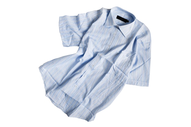 Camicia blu isolata