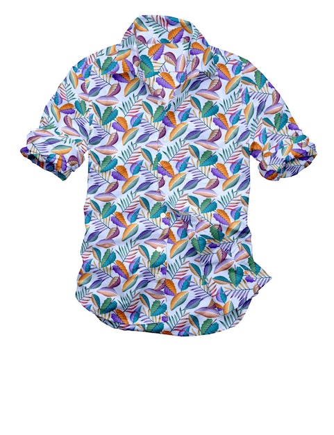 camicia stampata da uomo