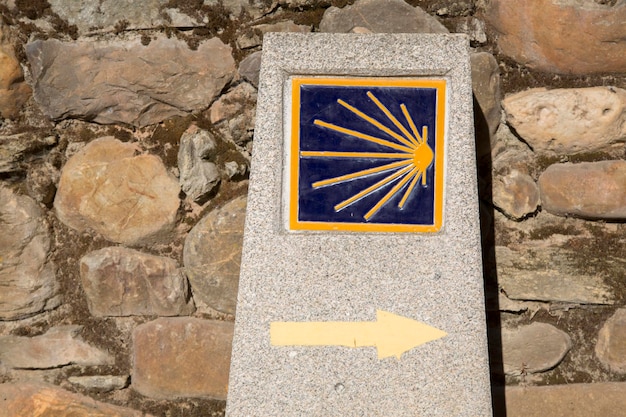 Camino de Santiago - Cammino di Santiago, segno, Astorga, Spagna