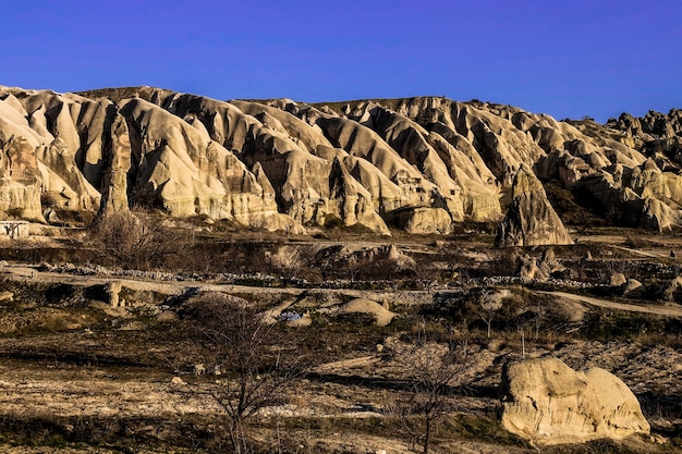 Camino delle fate e la montagna in Cappadocia Goreme Turchia