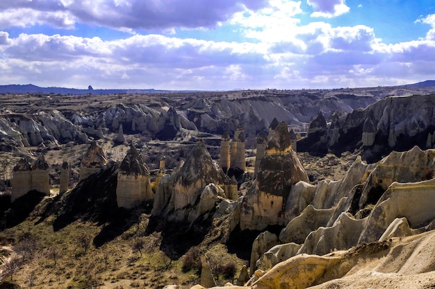 Camino delle fate e la montagna in Cappadocia Goreme Turchia