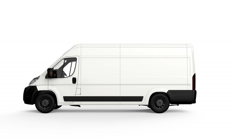 Foto camion bianco laterale