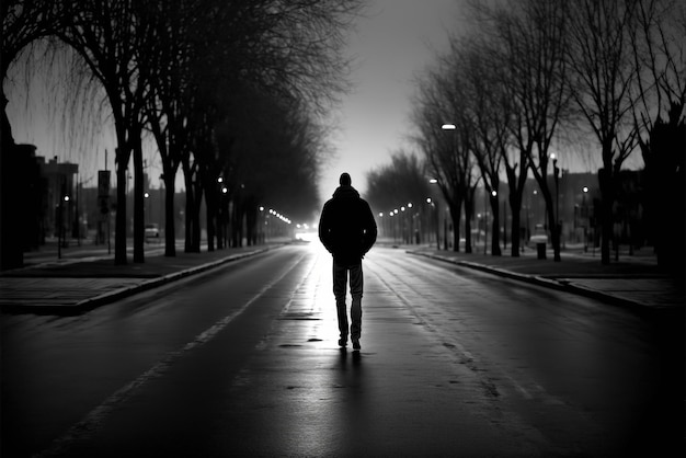 Cammina da solo a Lonely Night