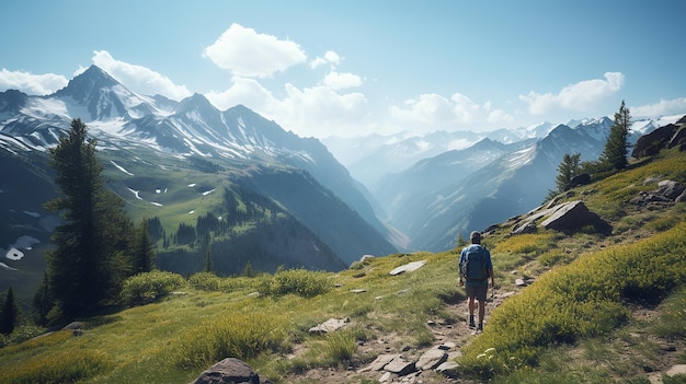 Camminata panoramica di Maestà della Montagna con vedute mozzafiato