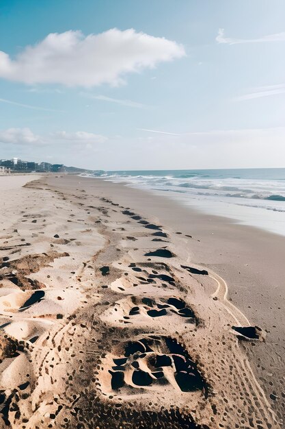 Cammino sulla spiaggia