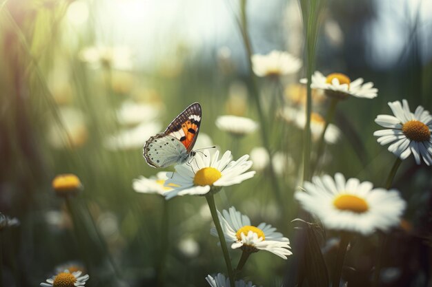 Camomilla di fiori selvatici Genera Ai