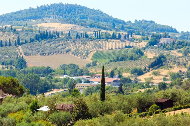 Campagna Toscana San Gimignano Italia