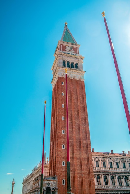 Campanile della basilica di san marco a venezia italia