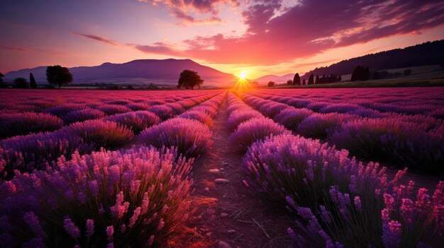 Campi di lavanda della Provenza