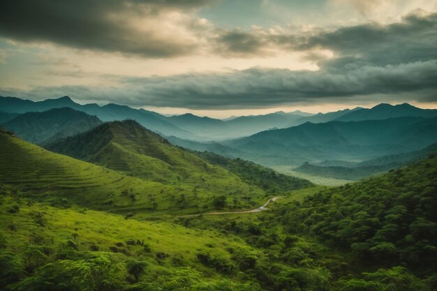 Campi di riso a Cao Bang