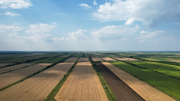 Campi visti a volo d'uccello