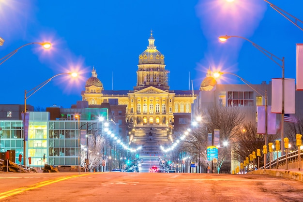 Campidoglio di Des Moines, Iowa USA